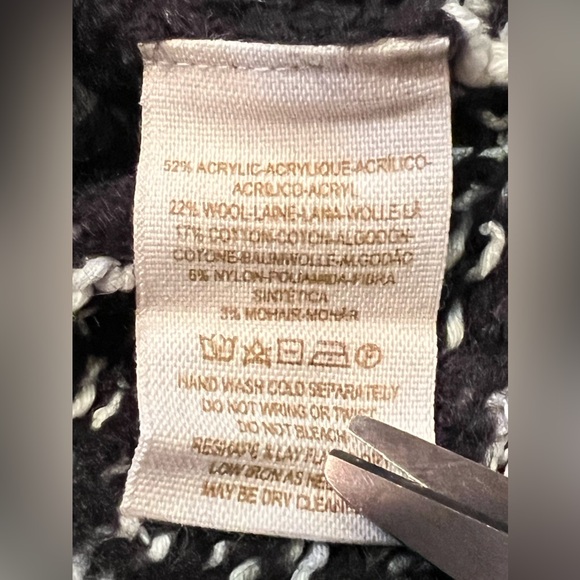 Free People Montmartre Multi-Colored Striped Wool Blend Sweater, Size is XS - Picture 7 of 7